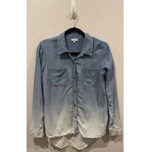 Splendid Tie Dye Ombre Button Down Shirt - image 1